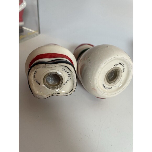 Christmas Salt and Pepper Shakers Lot, Santa Snowman, 2 Sets Vintage Rare - Picture 7 of 14